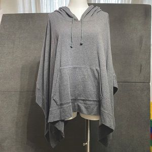 SMALL Soft Joie Grey Hooded Poncho